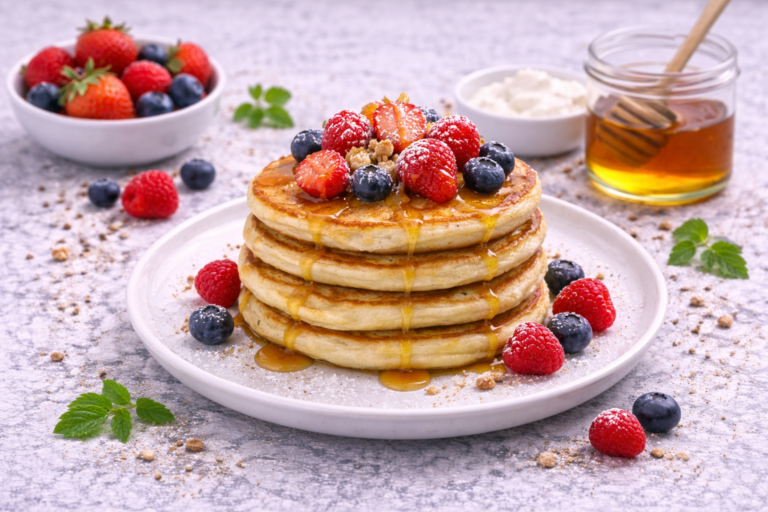 Fluffige Skyr Pancakes – proteinreich und einfach